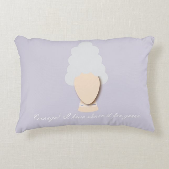 Coussins Décoratifs Marie Antoinette "Courage !"Coussin décoratif (Devant)