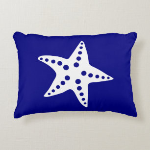 Coussins Décoratifs Marine Blue Modern Starfish Extérieur Patio Coussi