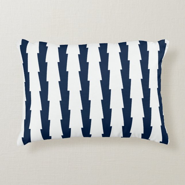 Coussins Décoratifs Marine et White (Devant)