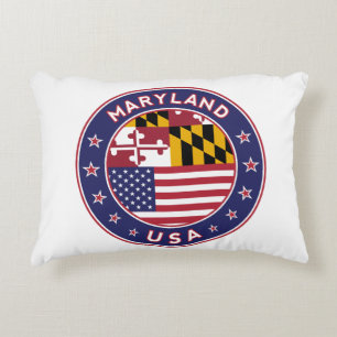 Coussins Décoratifs Maryland, Maryland autocollant, étui téléphonique,