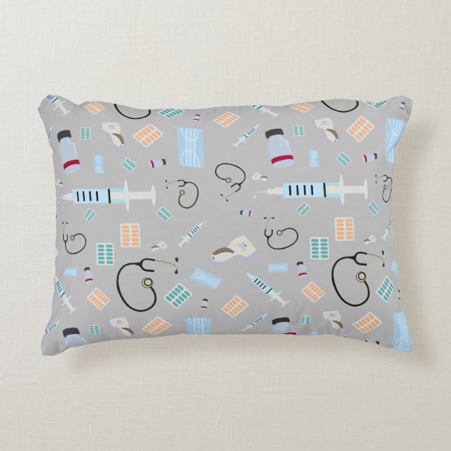 Coussins Décoratifs Médecin de santé Motif Fournitures Médicales (Devant)