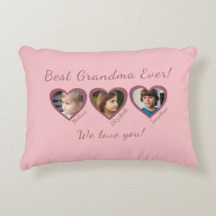 Coussins Décoratifs Meilleur grand-mère personnalisé trois Modèles pho