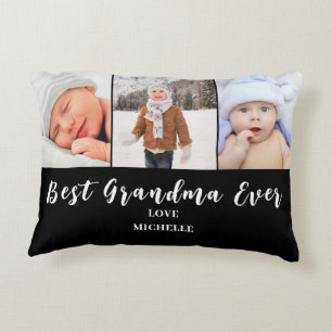 Coussins Décoratifs Meilleure Grand-Mère 3 Nom de Photo