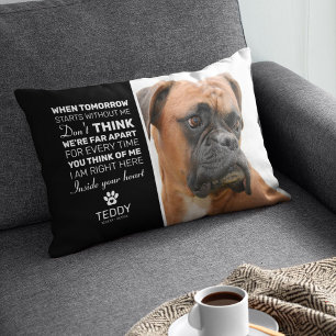 Coussins Décoratifs Mémorial pour animaux   Remembrasser Chien Keepsak