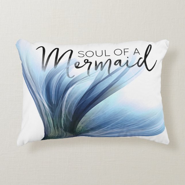 Coussins Décoratifs #MermaidLife âme d'une sirène | Devis de queue (Devant)