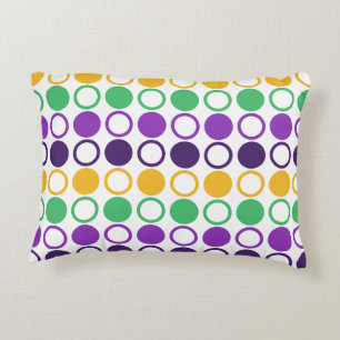 Coussins Décoratifs Mod Mardi Gras Points