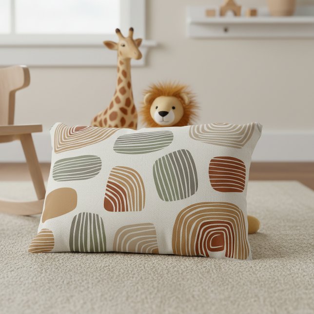 Coussins Décoratifs Modern Boho Earth Tones Abstract ID1273 (Créateur téléchargé)