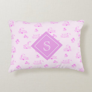 Coussins Décoratifs Monogramme Motif de l'orignal de campagne mignonne