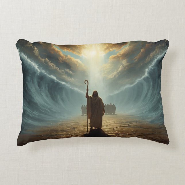 Coussins Décoratifs Moses at the Red Sea: Christian Pillow (Devant)