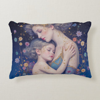 Coussins Décoratifs Mother and Child Art Accent Pillow