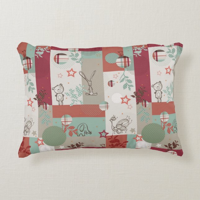 Coussins Décoratifs Motif 2 d'édredon de bébé (Devant)