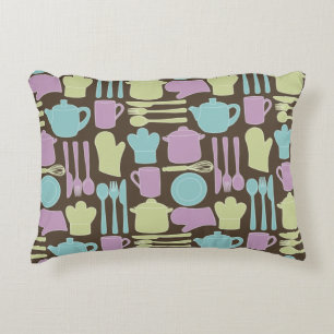 Coussins Décoratifs Motif 2 d'ustensiles de cuisine