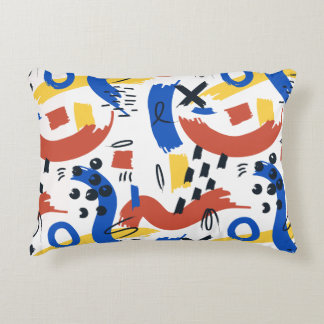 Coussins Décoratifs Motif Abstrait Moderne Propre | Artistique Coloré