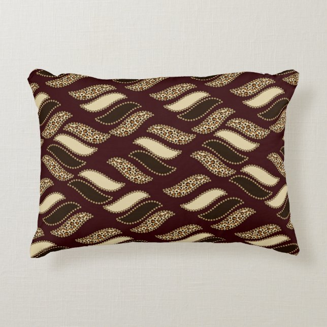Coussins Décoratifs Motif africain 2 de peau de guépard (Devant)