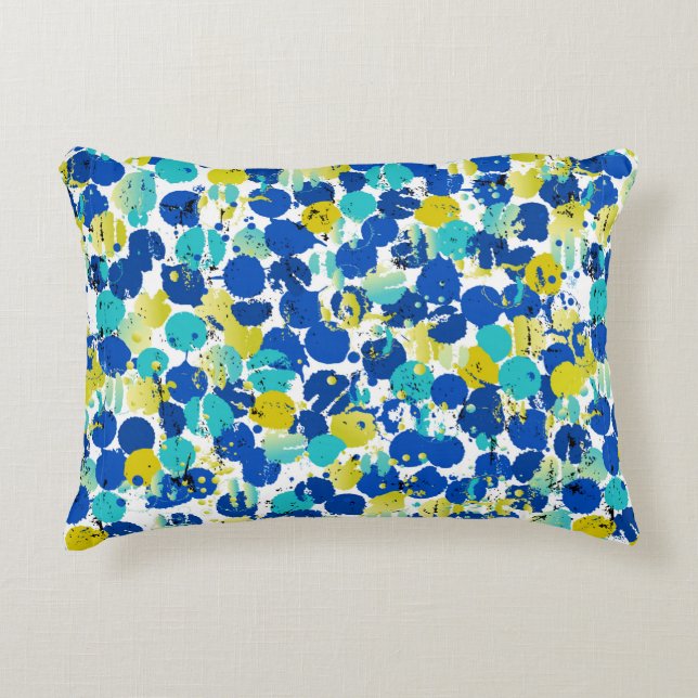 Coussins Décoratifs motif arrière - plan abstrait transparent, avec sp (Devant)