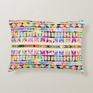 Coussins Décoratifs Motif aztèque tribal coloré