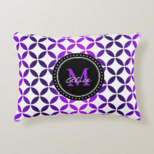 Motif blanc de cercles d'abrégé sur pourpre