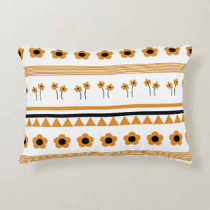 Coussins Décoratifs Motif Boho triangle de bordure
