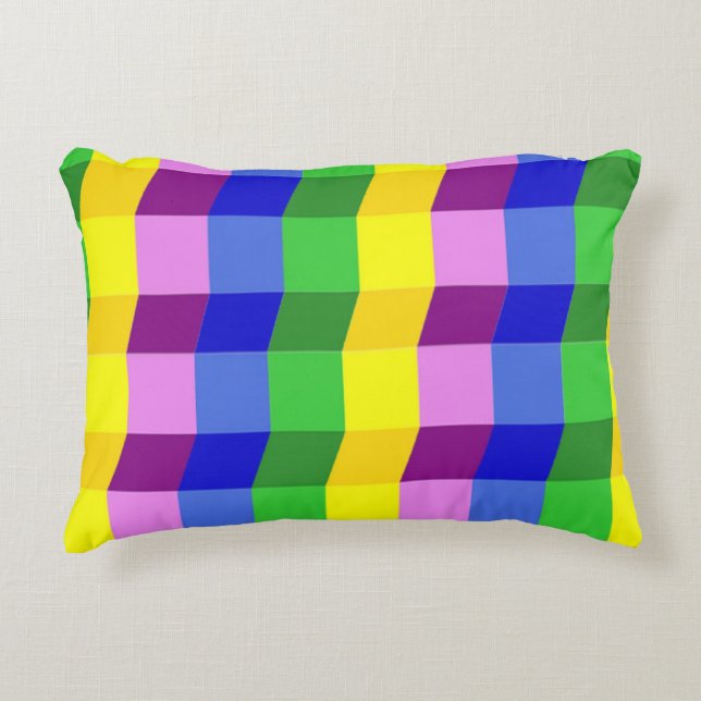COUSSINS DÉCORATIFS MOTIF COLORÉ (Devant)