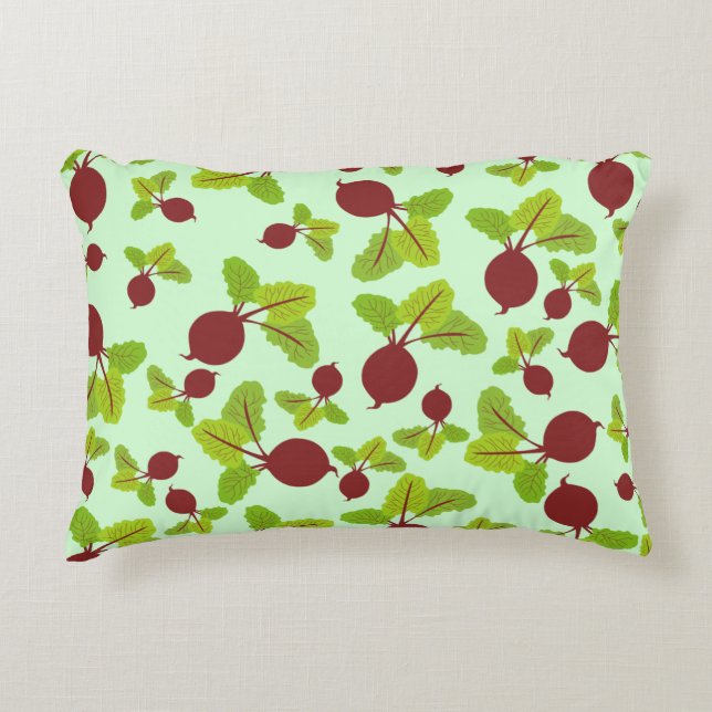 Coussins Décoratifs Motif de betteraves (Devant)
