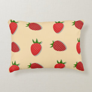 Coussins Décoratifs Motif de fraises pour les fruits à l'été bonnes vi