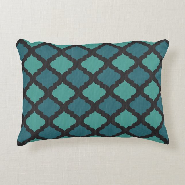 Coussins Décoratifs Motif de mosaïque dans le style arabe (Devant)