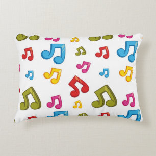 Coussins Décoratifs Motif de notes de musique