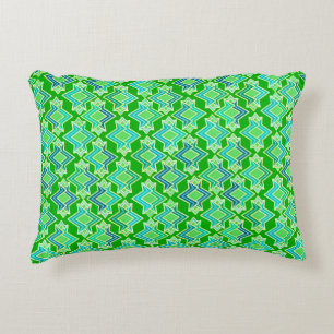 Coussins Décoratifs Motif de papier peint Art Déco, Jade Green