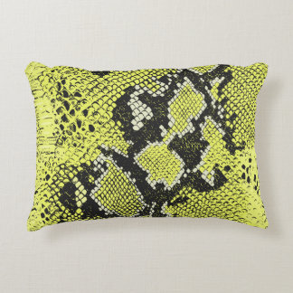 Coussins Décoratifs Motif de peau de serpent vintage sans couture. Les