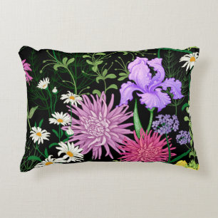 Coussins Décoratifs Motif d'été sans couture. Chamomille des fleurs sa