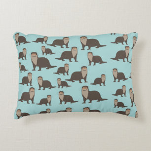 Coussins Décoratifs Motif d'illustrations de mignon Otter
