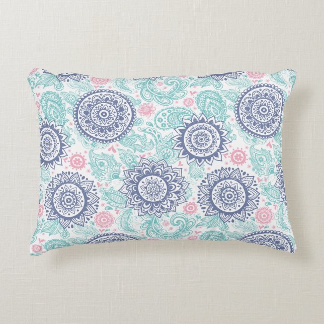 Coussins Décoratifs Motif ethnique de Paisley (Devant)
