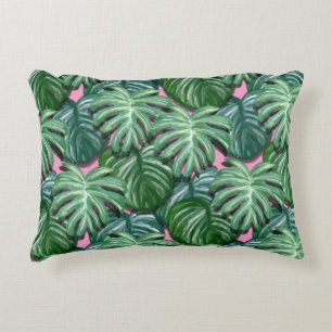 Coussins Décoratifs Motif exotique Feuille tropical vert