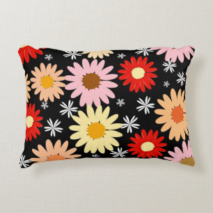 Coussins Décoratifs Motif Fleur de marguerite Vintage rétro