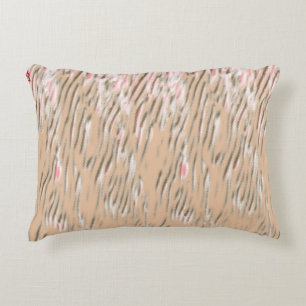 Coussins Décoratifs Motif floral avec fleurs rouges vibrantes, doux