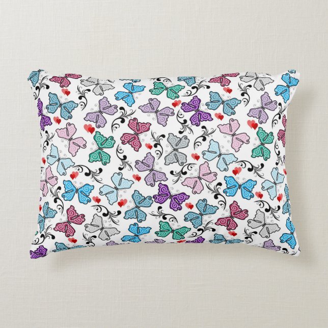 Coussins Décoratifs Motif floral de Valentine (Devant)