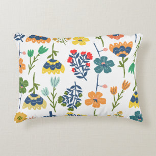 Coussins Décoratifs Motif floral décoratif moderne aquarelle chic