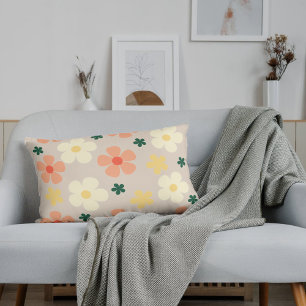 Coussins Décoratifs Motif floral élégant pastel confortable