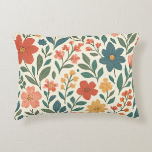 Coussins Décoratifs Motif floral peint à la main – Botanique moderne