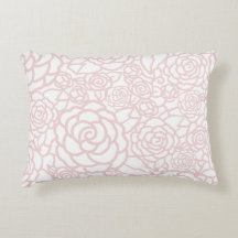 Motif floral rose poussiéreux