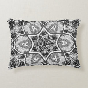 Coussins Décoratifs Motif géométrique noir blanc