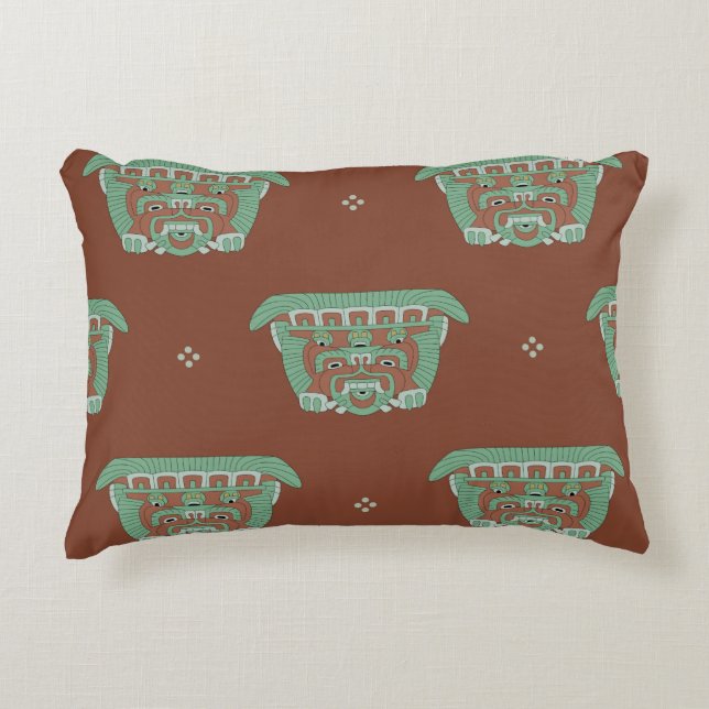 Coussins Décoratifs Motif géométrique sans couture avec motifs tribaux (Devant)