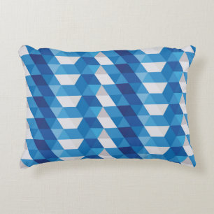 Coussins Décoratifs Motif Géométrique Triangle Coloré