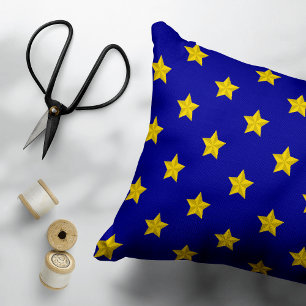 Coussins Décoratifs Motif Gold Stars, Bleu Marine, Exclusive