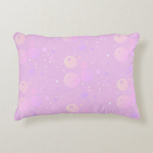 Coussins Décoratifs Motif Pastel esthétique points roses
