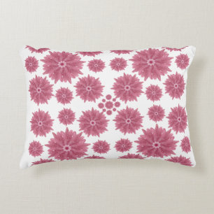 Coussins Décoratifs Motif personnalisé de chrysanthème rose poussiéreu