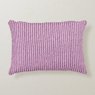 Coussins Décoratifs Motif rayé corduroy rose décontracté