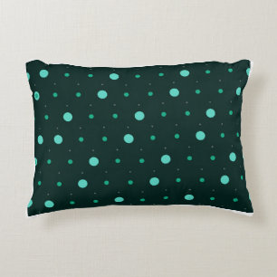 Coussins Décoratifs Motif sans couture à pois sarcelle