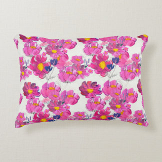 Coussins Décoratifs Motif sans couture avec de Belles fleurs. Aquarell