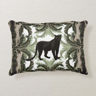 Coussins Décoratifs Motif sans couture avec feuilles tropicaux et anim